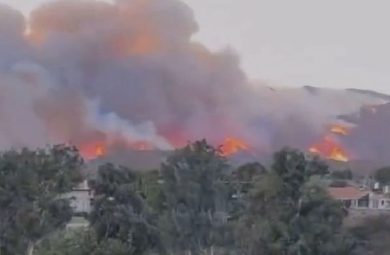 Iconic 100-year-old US Open golf course and Olympic venue under huge threat of destruction as deadly LA fires rage